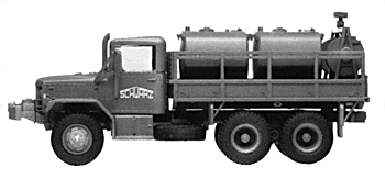 Construction Equipment -- GMC 2-1/2 Ton Flatbed w/Fuel Tanks (Moonlight Builders-Schwarz Series)