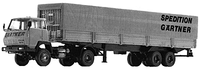 Truck Semi Steyr -- Tractor Trailer 91
