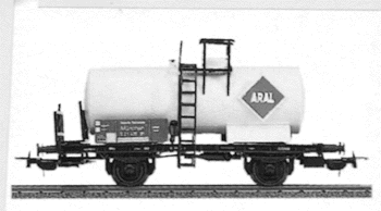 Tank car ARAL 4-wheeled