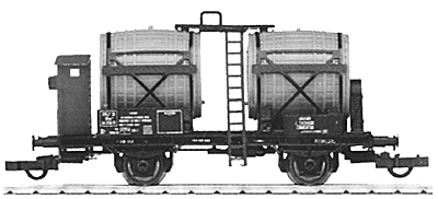 Wine car w/barrel