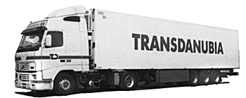 Truck Semi Volvo -- FH12 Globetrotter w/Refrigerated Trailer "Transdanubia"
