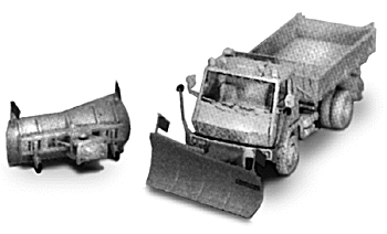 Truck snowplow