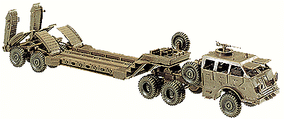 Mini-Tanks Military US & Allies WWII Trucks -- M26 "Draggin' Wagon" Tank Recovery Heavy-Duty Tractor & Trailer