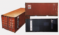 20' Containers Set -- 1985+, Includes 1 Each "Canada Maritim", Cronos", and "Grimaldi Group"