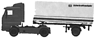 Scania ractor-trailer