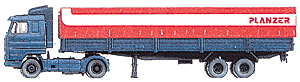 Tractor/Trailer Scania -- Planzer