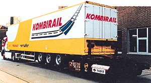 Truck Semi Roadrailer -- DB Trailer Train