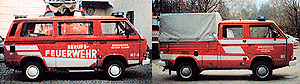 Emergency -- Zwei VW T3 Fire Van Set