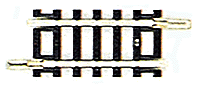 Track straight x 1.3" 24/