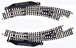 Turnout curved R&L remote