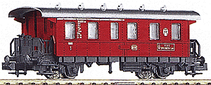 1st Class Bar Coach Era III -- DB (red, silver roof)