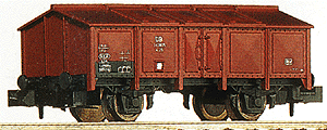 Hinged Lid Car Era III -- DB (brown)
