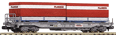 Flatcar Era V -- SBB w/2 Interchangeable Flat Beds Hupac & Planzer