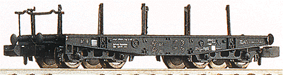 4-Axle Heavy Duty Flatcar Era II -- DB (black)