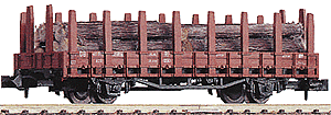 Stake Car Era III -- DB w/Log Load (brown)