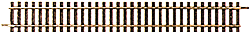 Code 100 Straight Track -- 9" (228.6mm)