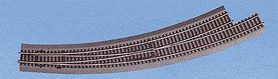Code 83 #8 Curved Turnout -- Left Hand