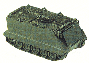 Mini-Tanks Military Modern German Army (BW) -- M113A2G Armored Artillery Fire Control Vehicle w/New Roof Detail & Radio Masts