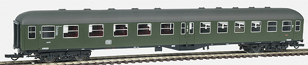 Center Entry Cars -- 1st/2nd Class Coach (green)