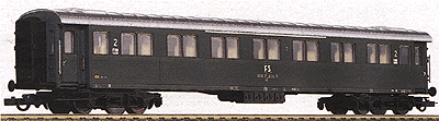 1st & 2nd Class Fast Train Coach Era IV -- FS "Serie 20000" (gray)
