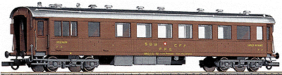 Dining Car Era IV -- SBB (light brown, silver roof)