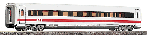 1st Class ICE 2 Open Olan Coach 1:100 - German Rail AG -- DB-AG Era V (white w/red Stripe)