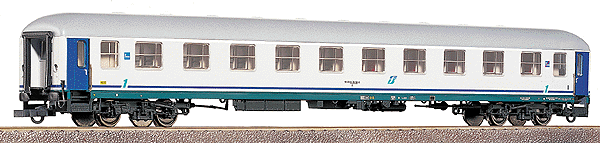 1st Class UIC X Fast train Coach - Italian State Railways -- FS Era V In XMPR Colors