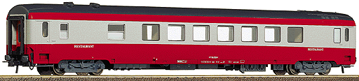 Vru Restaurrant Car Era IV -- SNCF (red, white, gray)