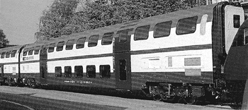 IC -2000 Bi-Level Coach Era V -- SBB 2nd Class