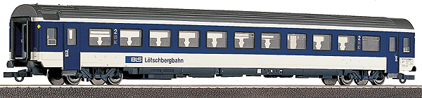2nd Class EW IV Commuter Train Coach Bern-Lotschberg-Simplon Railway -- Bls Era V