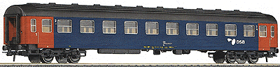 2nd Class Couchette Coach Era V -- DSB (new logo)