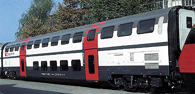 2nd Class Bi-Level Coach Era V -- SBB IC 2000