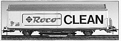 Roco track cleaning car