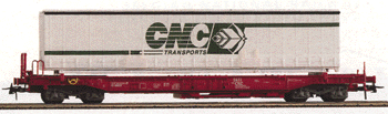 Flatcar -- SNCF With 40' Container "CNC"