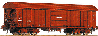 Swivel Roof Car Era V -- SZ (brown,white lettering)