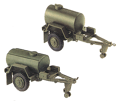 Mini-Tanks Military US/NATO Trailers -- M106A1 & M149A1 Single-Axle Water Tank Trailers