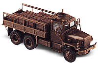 Mini-Tanks Military US/NATO Heavy Truck -- M352A 2-1/2-Ton 6x6 w/Ammunition Box Load & Rubber Tires
