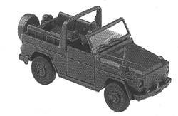 Mini-Tanks Military Modern German Army (BW) Light Trucks -- Mercedes Benz 230G "Wolf" 4x4 w/Top Down