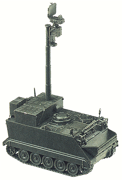 Mini-Tanks Military Modern German Army (BW) Armored Vehicles -- M113 A1G ABRA Field Artillery Radar Observation Vehicle