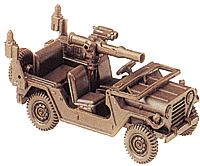 Mini-Tanks Military US Army Viet Nam Era Light trucks -- Ford M151 A2 4x4 "MUTT" w/TOW Missile Launcher