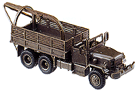 Mini-Tanks Military US/NATO Heavy Trucks -- M 35A2 Flatbed Wrecker w/Towing Hoist (Olive Green)