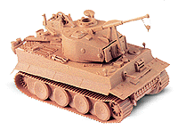Mini-Tanks Military - German Army WWII - Armored Vehicles -- Tank Recovery Vehicle on Early Tiger Chassis