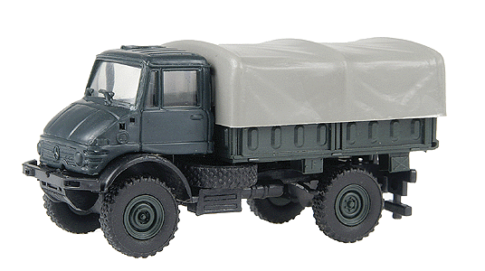 MiniTanks - Military - Federal German Border Police (BGS) -- Unimog U 416 4x4 Flatbed w/Tarp