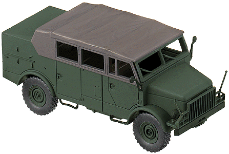 MiniTanks - Federal German Border Police (BGS) - Light Trucks -- Borgward "Kubelwagen" (Bucket Car)