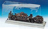 Mini-Tanks Military US & Allies WWII -- M26 Tank Transporter (Draggin' Wagon) w/Sherman Tank in Clear Display Box