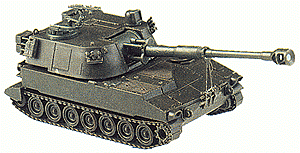 Minitanks - Military - German Federal Army (BW) - Self-Propelled Gun -- PzH M109A3G Self-Propelled Howitzer