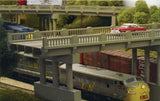 Vintage Highway Overpass -- Kit - Scale 50'  15.2m-2