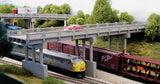 1930s Highway Overpass with 4 Piers -- Kit - Scale Length: 150'  45.7m-2