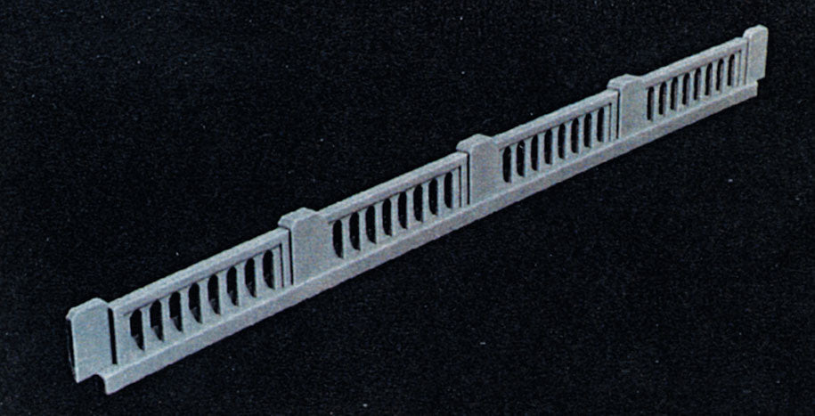 Overpass Parts -- 1930s Railings pkg(4)-2