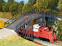 Rural Wooden Overpass (Plastic Kit)-1